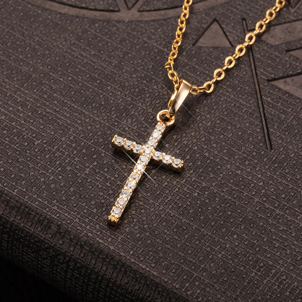 Fashion Cross Necklace for Men and Women