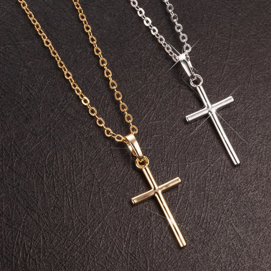 Fashion Cross Necklace for Men and Women