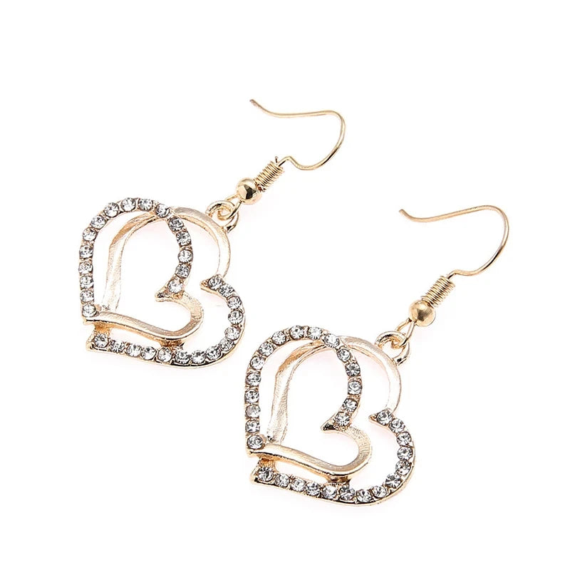 3 Pcs Heart Shaped Jewelry Set