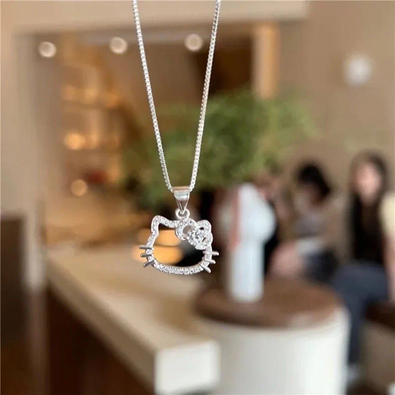 Kawaii Hello Kitty Pendant Necklace